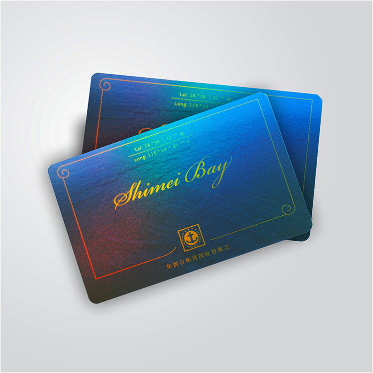 High-end laser card