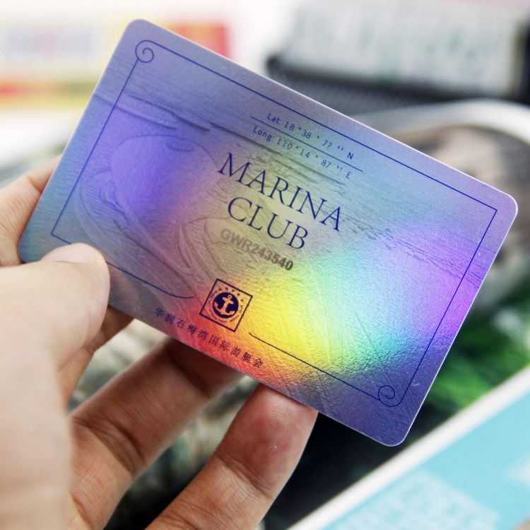 High-end laser card