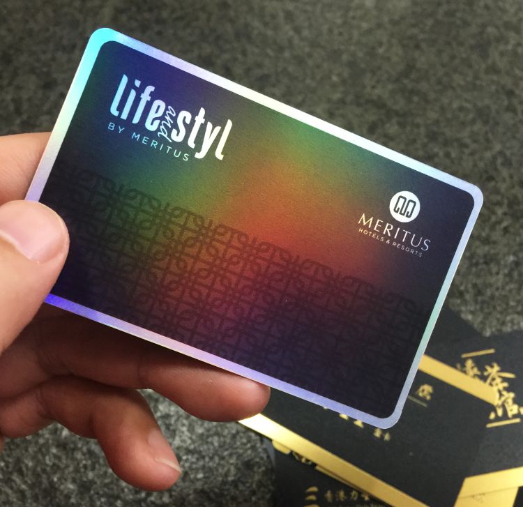 High-end laser card